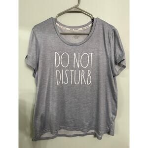 Rae Dunn “Do Not Disturb” Graphic Tee – Women’s XL